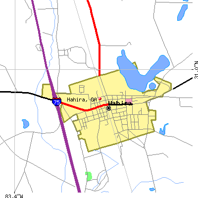 Hahira map