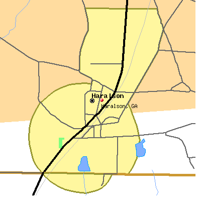 Haralson map