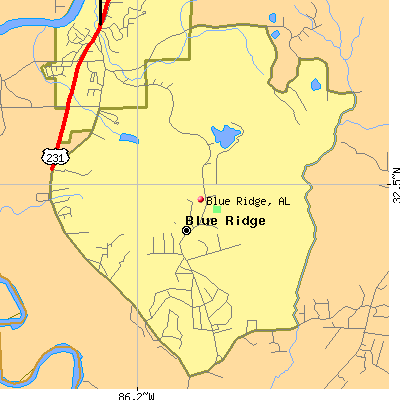 Blue Ridge map