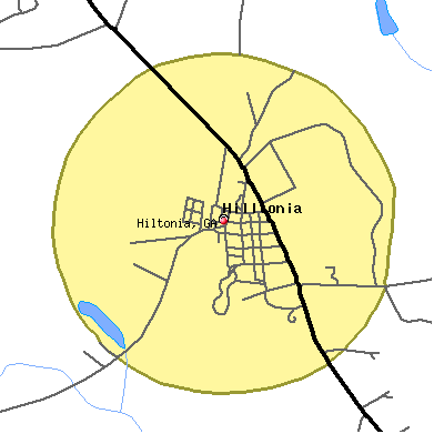 Hiltonia map