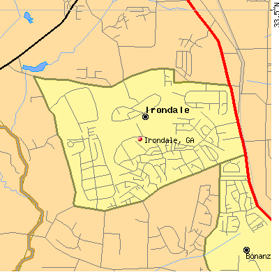 Irondale map