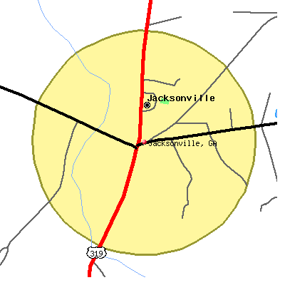 Jacksonville map