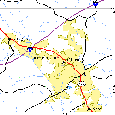 Jefferson map