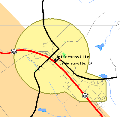 Jeffersonville map