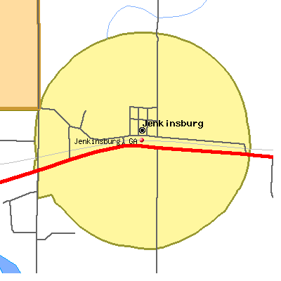 Jenkinsburg map