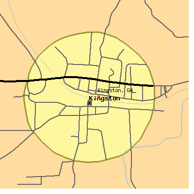 Kingston map