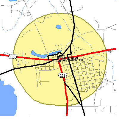 Lakeland map