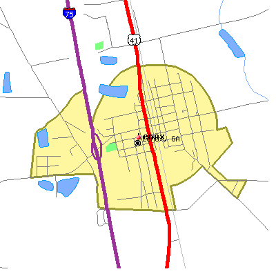 Lenox map