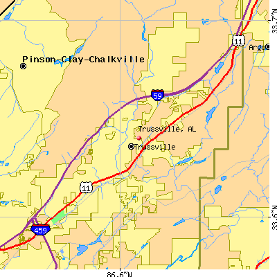 Trussville map