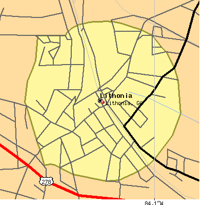 Lithonia map