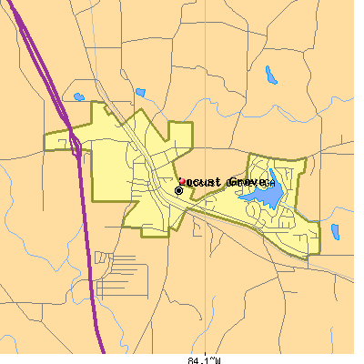 Locust Grove map
