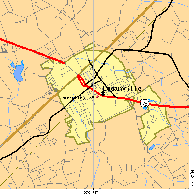 Loganville map