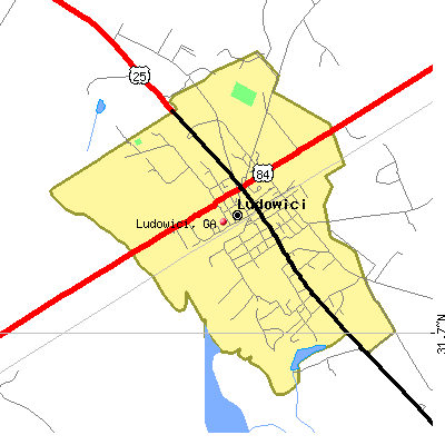 Ludowici map