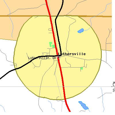 Luthersville map