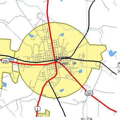 Lyons map