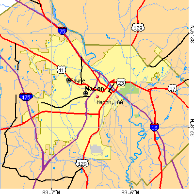 Macon map