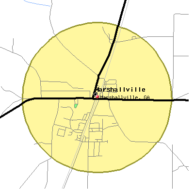 Marshallville map
