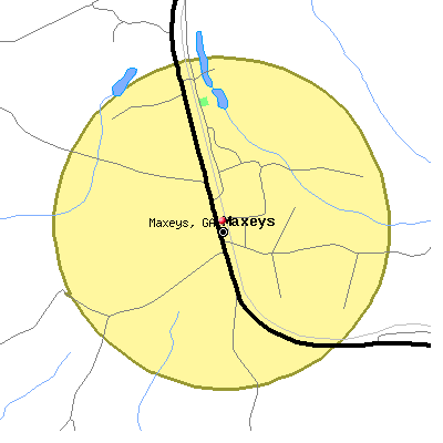Maxeys map