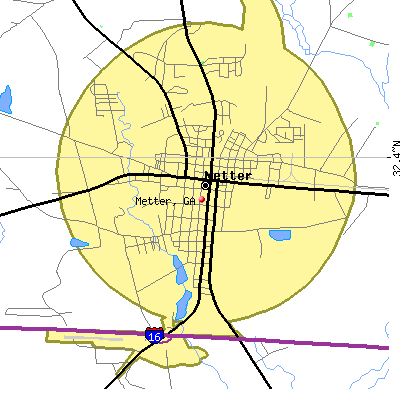 Metter map