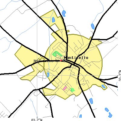 Monticello map