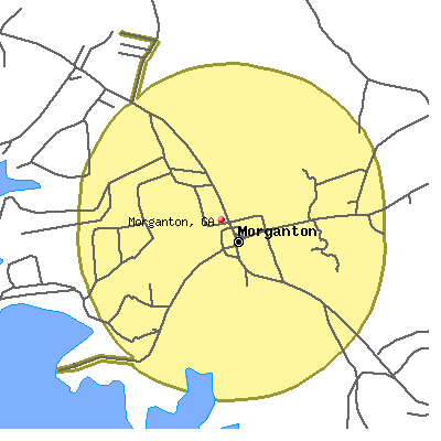 Morganton map