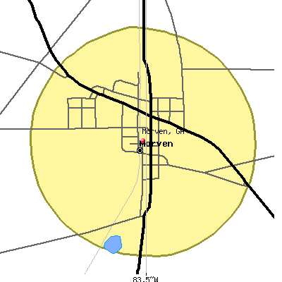Morven map