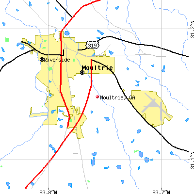 Moultrie map