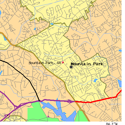 Mountain Park map