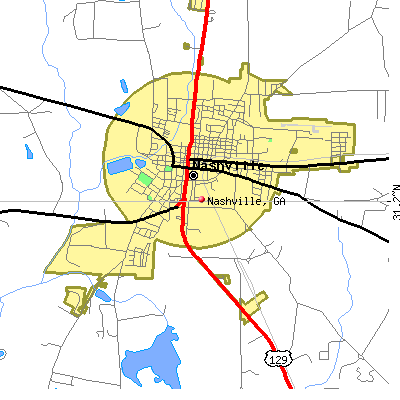 Nashville map