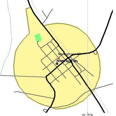 Newington map