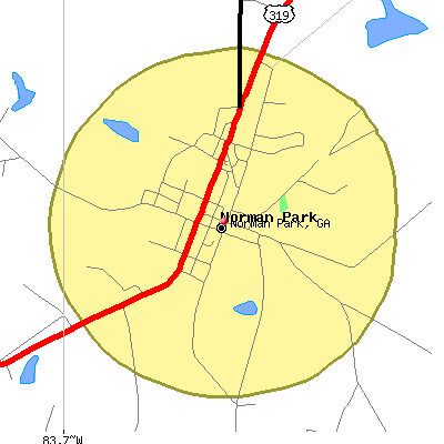 Norman Park map