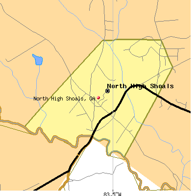 North High Shoals map