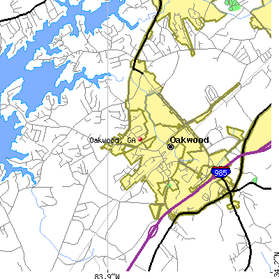 Oakwood map