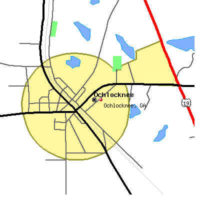 Ochlocknee map