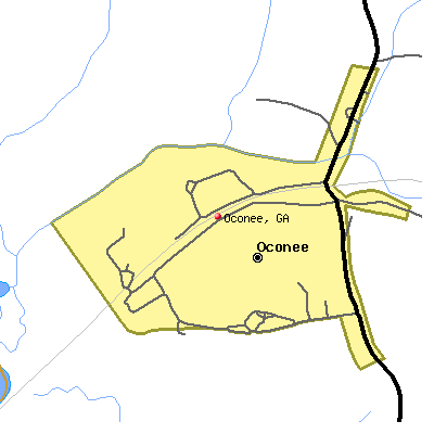 Oconee map