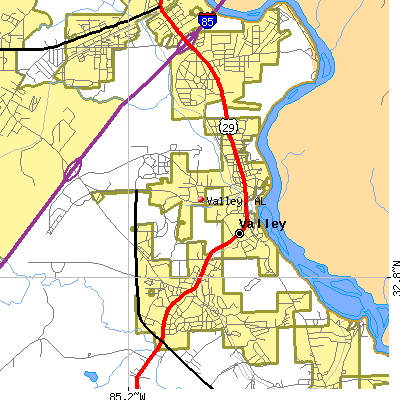 Valley map