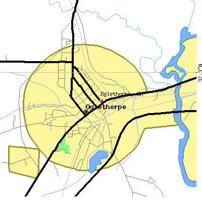 Oglethorpe map