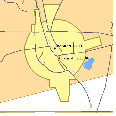 Orchard Hill map