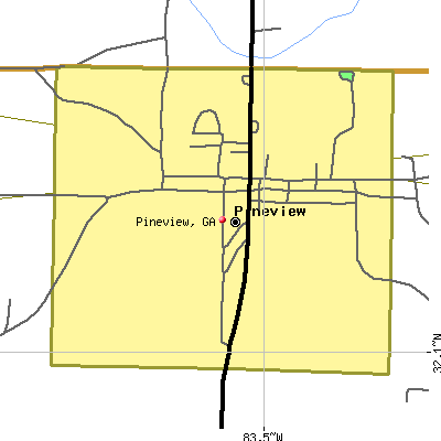 Pineview map