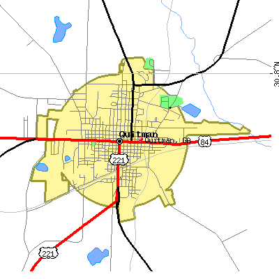Quitman map