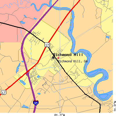 Richmond Hill map