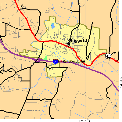 Ringgold map