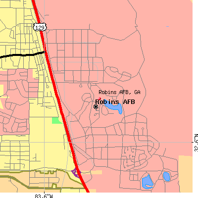 Robins AFB map