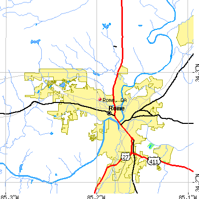 Rome map