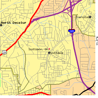 Scottdale map