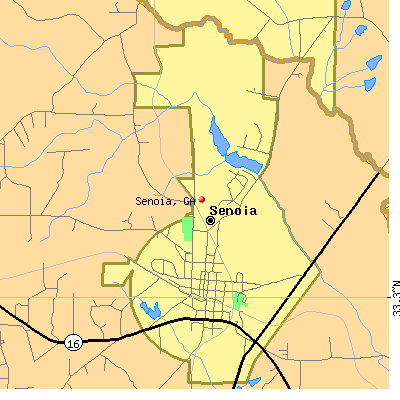 Senoia map