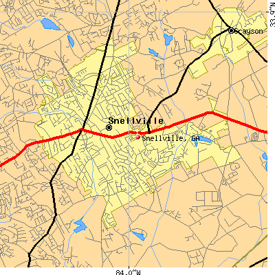 Snellville map