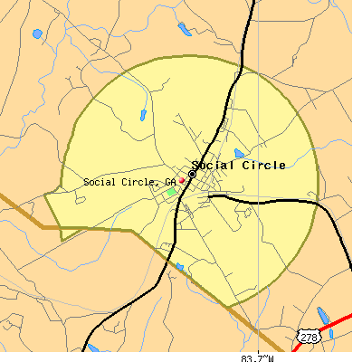 Social Circle map