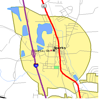 Sparks map