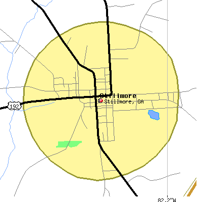 Stillmore map